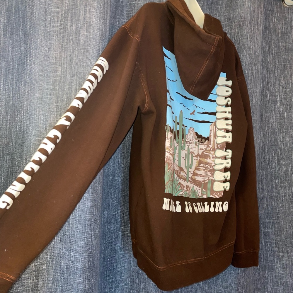 Brown Joshua Tree Hoodie - Picture 2 of 5